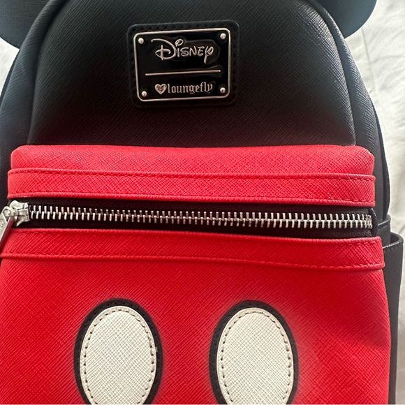 Loungefly Black and Red Backpack